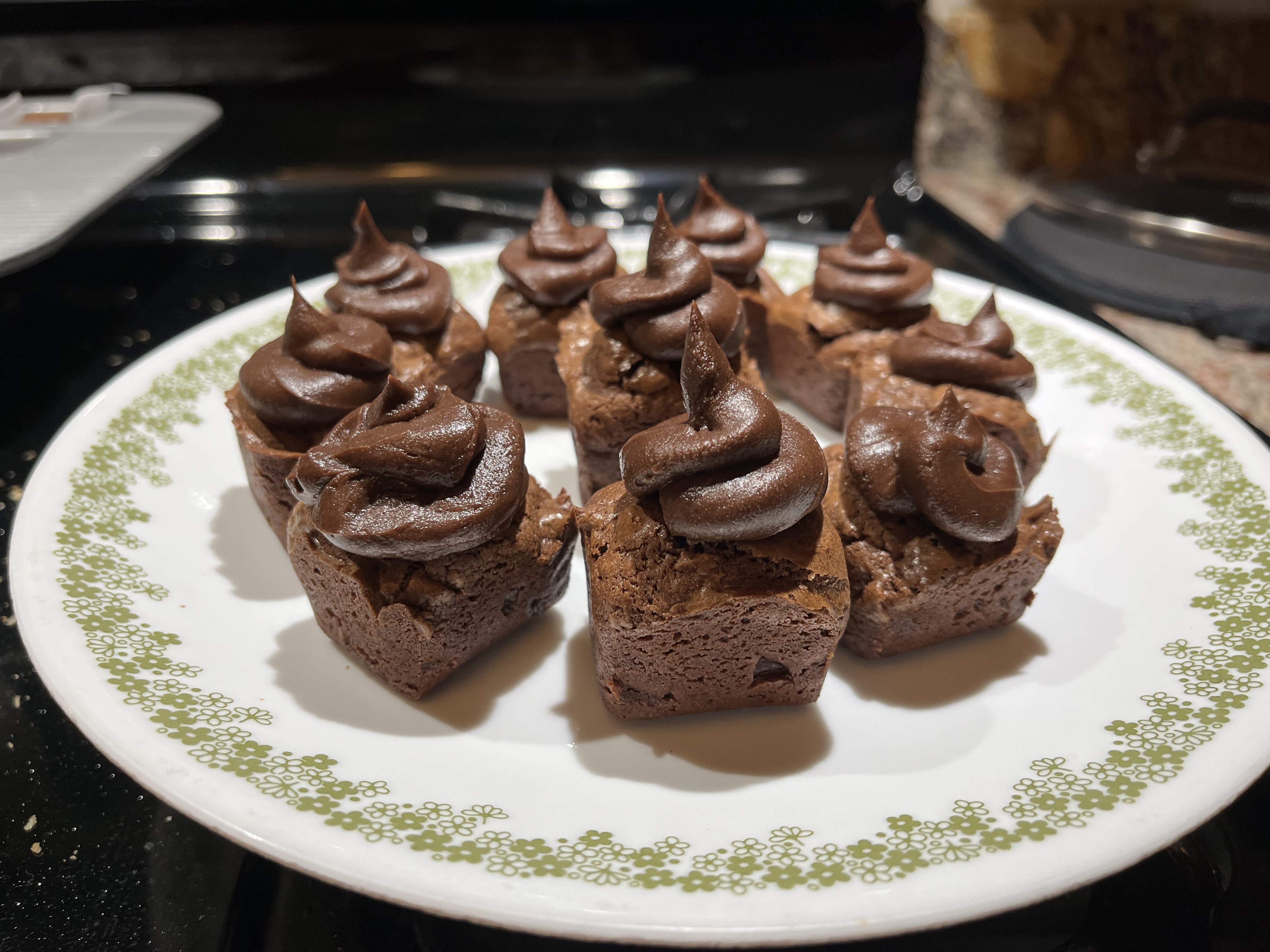 Dessert bars cut into squares
