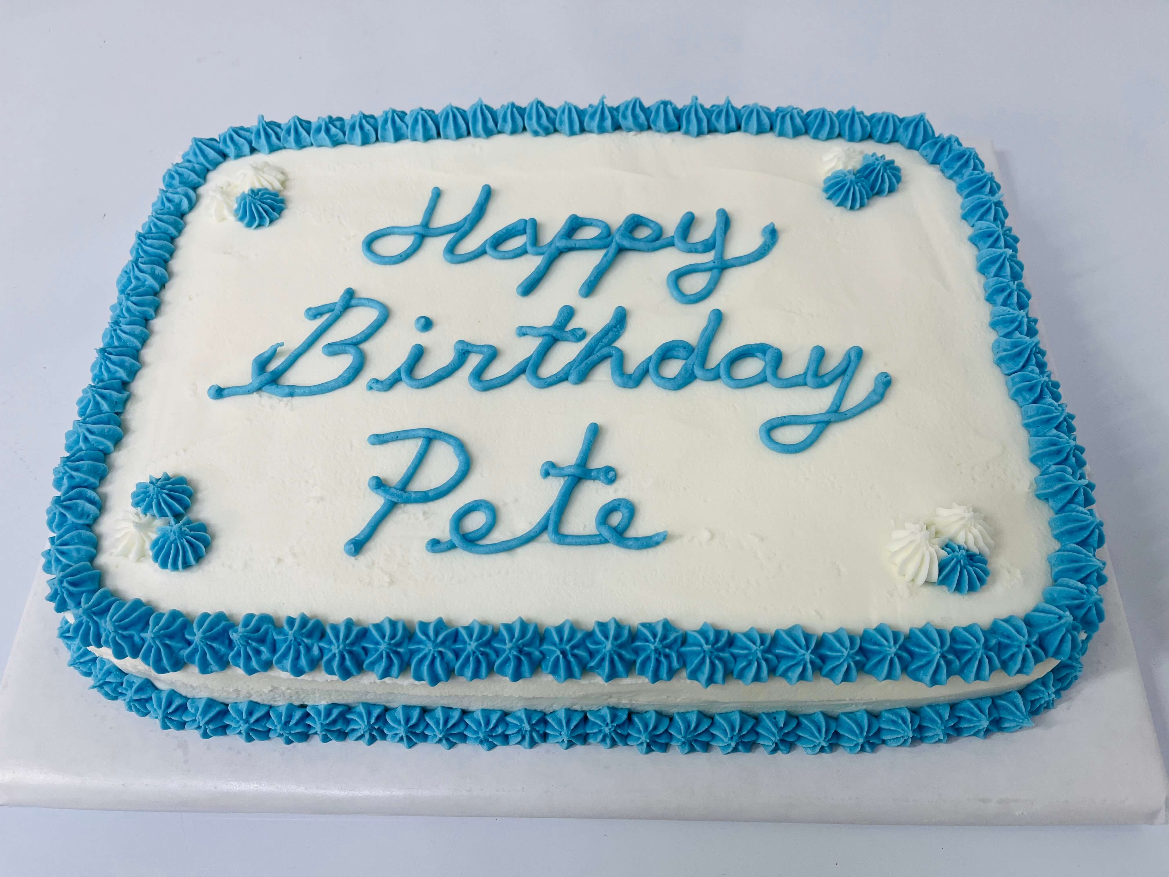 Classic purple braided cake