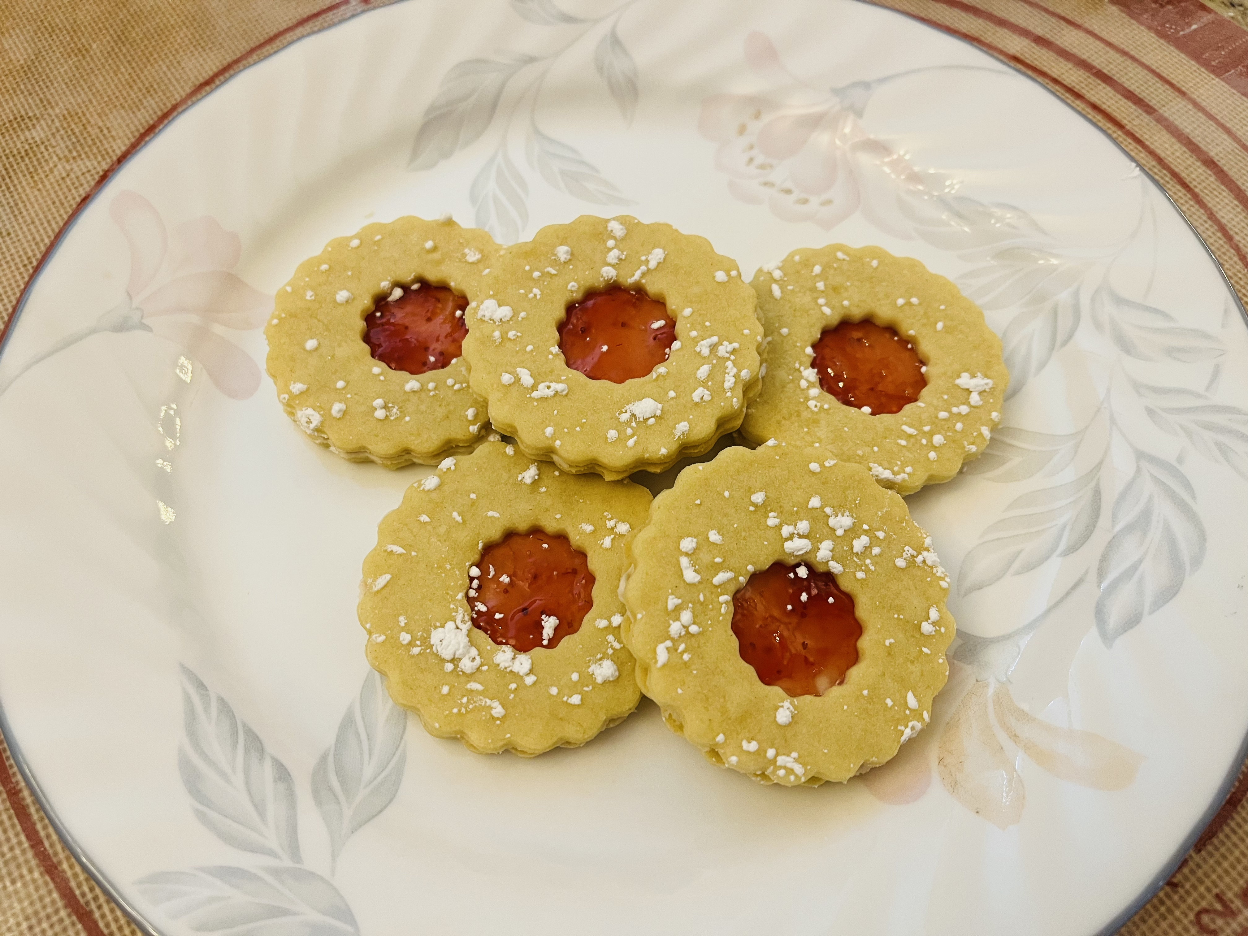 Assortment of cookies on a tray